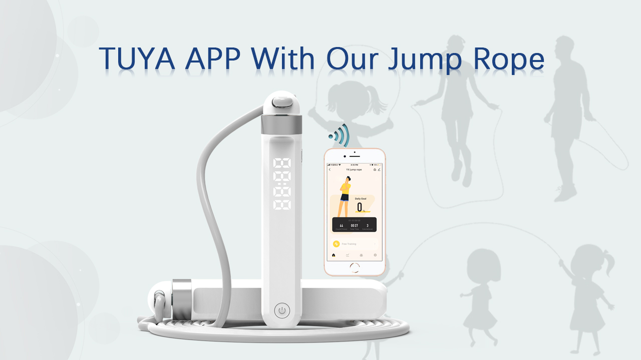 How can we connect the smart jump rope to the mobile phone APP?