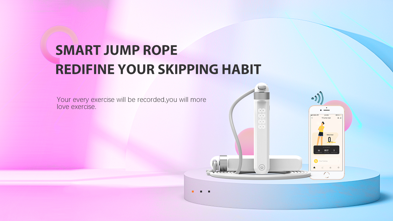 What are in the package of smart jump rope RC1 and their materials?